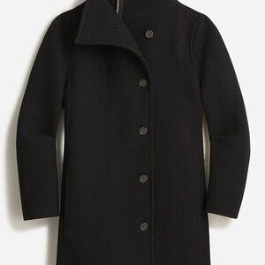 J Crew Villa coat in Italian stadium-cloth - size 2 Black
